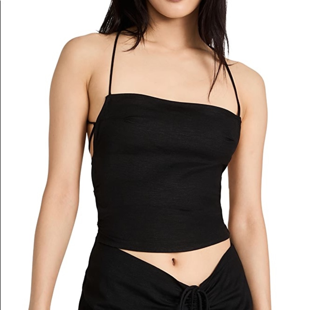 Square Neck Tie Top